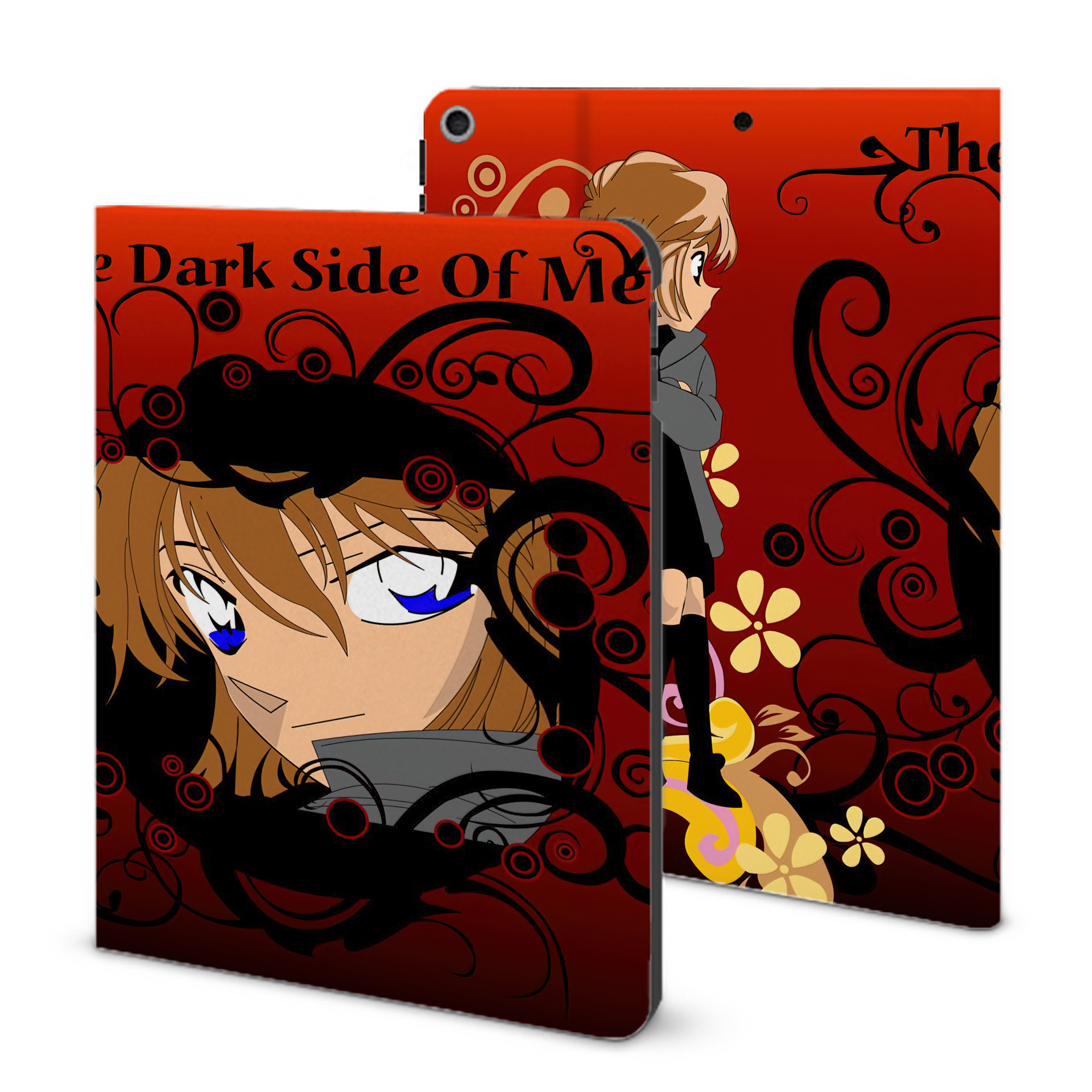 （画像用） 名探偵コナン Detective Conan IPad ケース ブック型 PUレザー TPU 耐衝撃 軽量 薄型 ペン収納なし 全面保護 IPad 各モデル対応